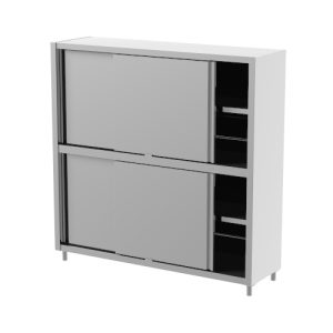 Armadio su due piani con porte scorrevoli ILSA inox MODELLO APS2013 1000x600x2000