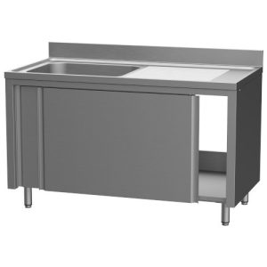 Lavatoio basic armadiato una vasca e gocciolatoio ILSA inox MODELLO LBAG670035 1000x600x850