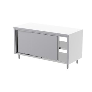 Tavolo armadiato passante ILSA inox MODELLO TFGN670093 2000x700x850