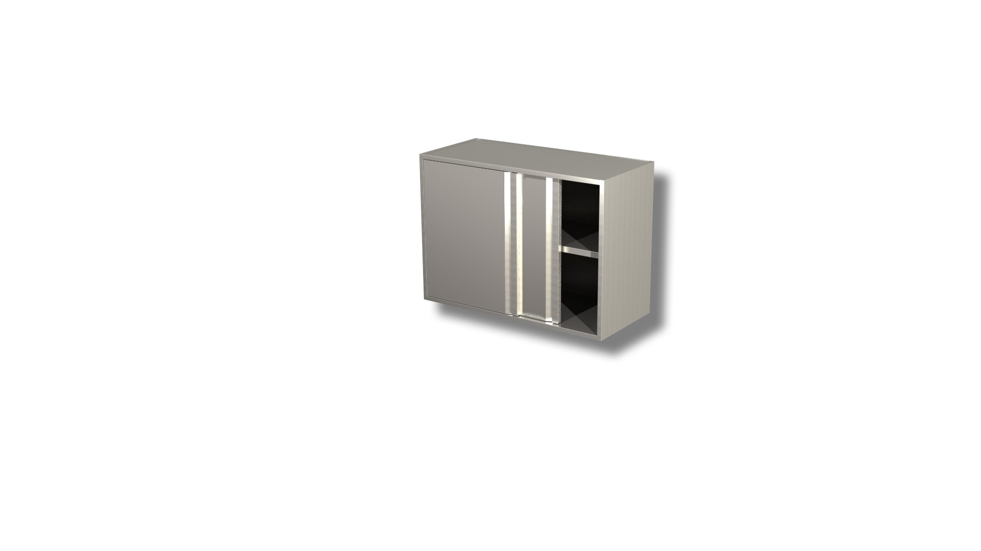 PENSILI PORTE SCORREVOLI CON 1 RIPIANO H cm 65