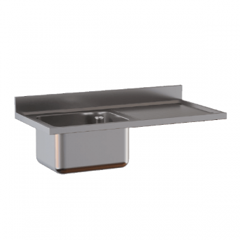 LAVELLO INCASSO SINGOLO RIPIANO SX